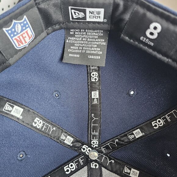 Hat Club Size 8 Patriots NFL Pinky Collection Pink Bottom NOS Super Bowl 36‎ - Picture 8 of 12